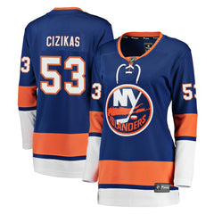 Casey Cizikas New York Islanders Fanatics Women's Breakaway Player Jersey - Royal - NHL