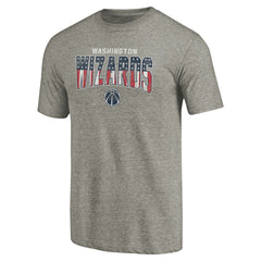 Washington Wizards Freedom Tri-Blend T-Shirt Gray - NBA