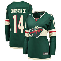 Joel Eriksson Ek Minnesota Wild Fanatics Women's Breakaway Player Jersey - Green - NHL