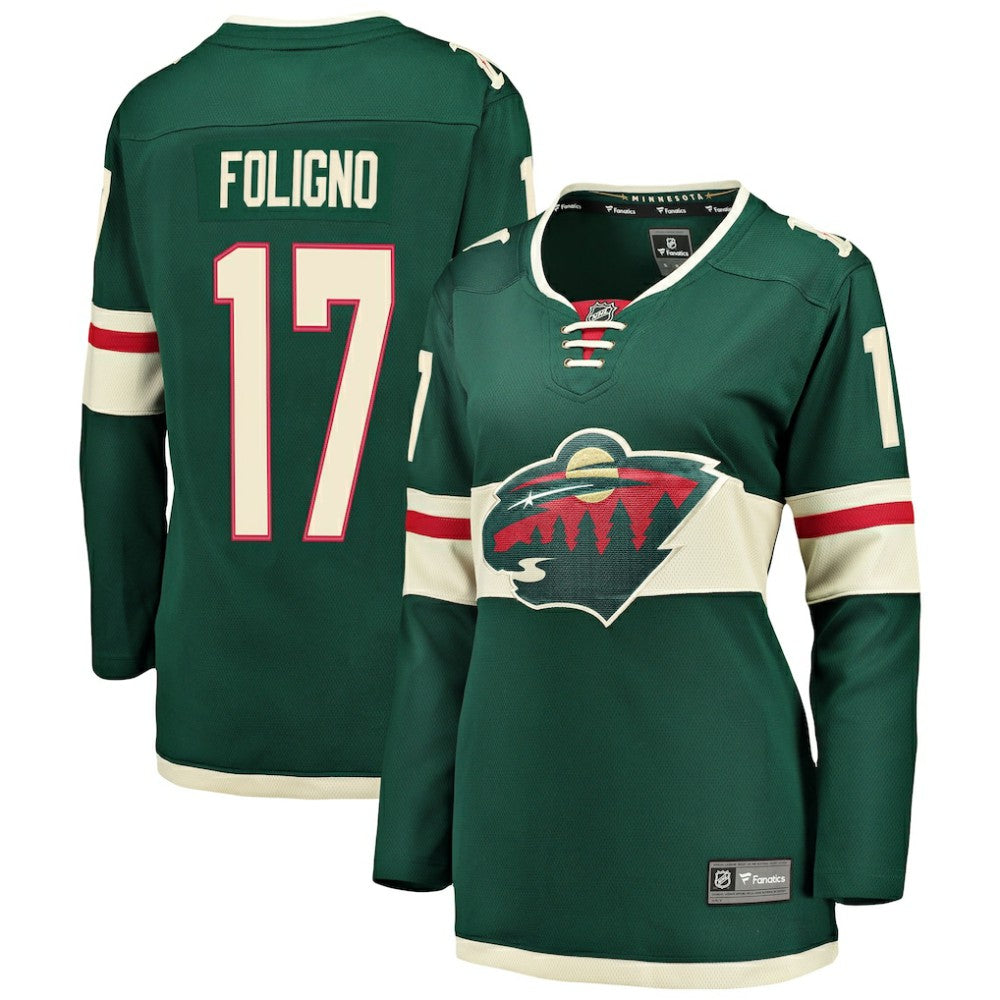 Marcus Foligno Minnesota Wild Fanatics Women's Breakaway Player Jersey - Green - NHL