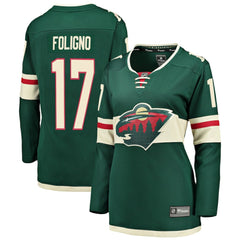 Marcus Foligno Minnesota Wild Fanatics Women's Breakaway Player Jersey - Green - NHL