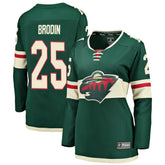 Jonas Brodin Minnesota Wild Fanatics Women's Breakaway Player Jersey - Green - NHL