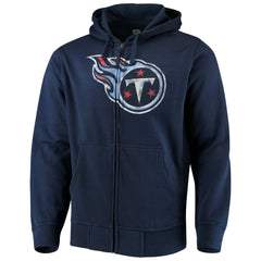Tennessee Titans G-III Sports by Carl Banks Primary Logo Full-Zip Hoodie Navy | NFL