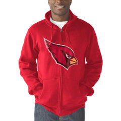 Arizona Cardinals G-III Sports by Carl Banks Primary Logo Full-Zip Hoodie Cardinal | NFL