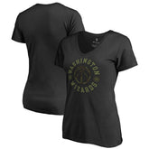 Washington Wizards Women's Liberty V-Neck T-Shirt Black - NBA