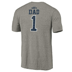 Denver Nuggets Greatest Dad Tri-Blend T-Shirt Gray - NBA