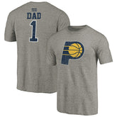Indiana Pacers Greatest Dad Tri-Blend T-Shirt Gray - NBA