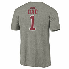 Miami Heat Greatest Dad Tri-Blend T-Shirt Gray - NBA