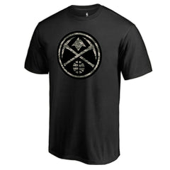 Denver Nuggets Camo Collection Cloak T-Shirt Black - NBA