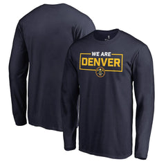 Denver Nuggets We Are Iconic Collection Long Sleeve T-Shirt Navy - NBA