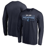 Memphis Grizzlies We Are Iconic Collection Long Sleeve T-Shirt Navy - NBA