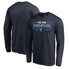 Memphis Grizzlies We Are Iconic Collection Long Sleeve T-Shirt Navy - NBA