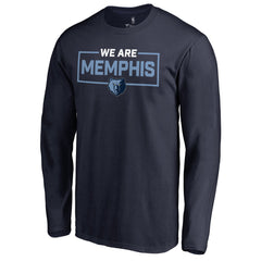 Memphis Grizzlies We Are Iconic Collection Long Sleeve T-Shirt Navy - NBA