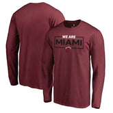 Miami Heat We Are Iconic Collection Long Sleeve T-Shirt Red - NBA