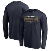 New Orleans Pelicans We Are Iconic Collection Long Sleeve T-Shirt Navy - NBA
