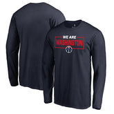 Washington Wizards We Are Iconic Collection Long Sleeve T-Shirt Navy - NBA