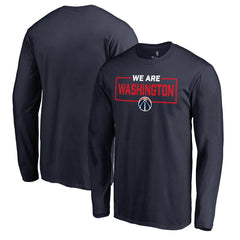 Washington Wizards We Are Iconic Collection Long Sleeve T-Shirt Navy - NBA