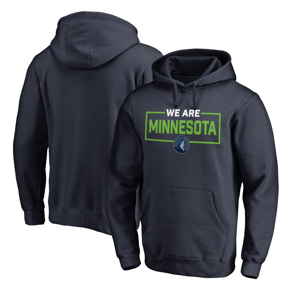 Minnesota Timberwolves We Are Iconic Collection Pullover Hoodie Navy - NBA