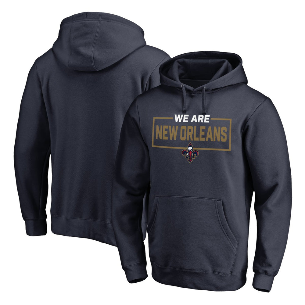 New Orleans Pelicans We Are Iconic Collection Pullover Hoodie Navy - NBA