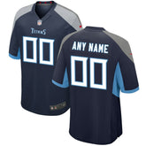 Tennessee Titans Youth Custom Game Jersey Navy | Nike for Sale