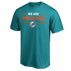 Miami Dolphins We Are Icon T-Shirt Aqua | NFL