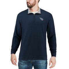 Tennessee Titans Vineyard Vines Saltwater Quarter-Zip Jacket Navy | NFL