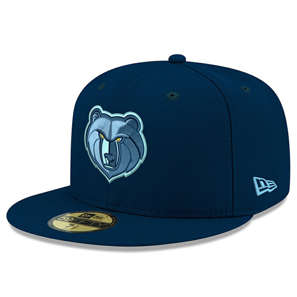 Memphis Grizzlies New Logo Team Color 59FIFTY Fitted Hat Blue - NBA