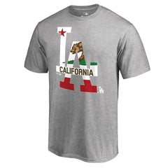 Los Angeles Dodgers Hometown Collection Cali Flag T-Shirt - MLB