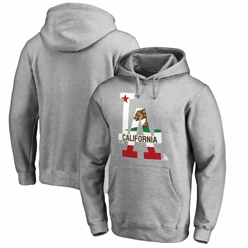 Los Angeles Dodgers Hometown Collection Cali Flag Pullover Hoodie - MLB