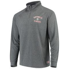 Detroit Tigers Stitches Team Raglan Quarter-Zip Pullover Jacket - MLB