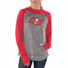 Tampa Bay Buccaneers G-III 4Her by Carl Banks Women's Championship Ring Pullover Hoodie Heathered Gray/Red | NFL