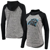 Carolina Panthers G-III 4Her by Carl Banks Women's Championship Ring Pullover Hoodie Heathered Gray/Black | NFL
