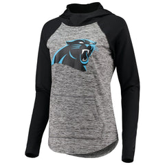 Carolina Panthers G-III 4Her by Carl Banks Women's Championship Ring Pullover Hoodie Heathered Gray/Black | NFL