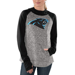 Carolina Panthers G-III 4Her by Carl Banks Women's Championship Ring Pullover Hoodie Heathered Gray/Black | NFL