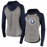 Tennessee Titans G-III 4Her by Carl Banks Women's Championship Ring Pullover Hoodie Heathered Gray/Navy | NFL