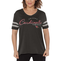 Arizona Cardinals Touch Women's Triple Play V-Neck T-Shirt Black | NFL