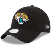 Jacksonville Jaguars New Era Women's Core Classic Primary 9TWENTY Adjustable Hat Black | NFL