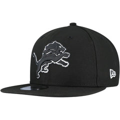 Detroit Lions New Era B-Dub 9FIFTY Adjustable Hat Black | NFL
