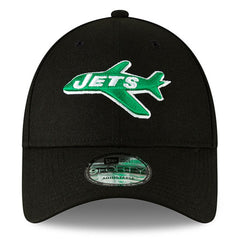 New York Jets New Era The League Throwback 9FORTY Adjustable Hat Black | NFL