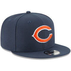 Chicago Bears New Era Basic 9FIFTY Adjustable Snapback Hat Navy | NFL