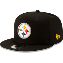Pittsburgh Steelers New Era Basic 9FIFTY Adjustable Snapback Hat Black | NFL