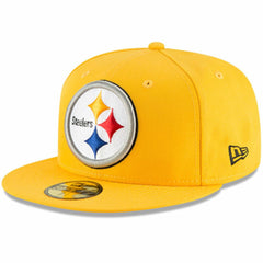 Pittsburgh Steelers New Era Omaha 59FIFTY Fitted Hat Gold | NFL