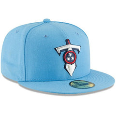 Tennessee Titans New Era Omaha 59FIFTY Fitted Hat Light Blue | NFL