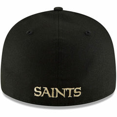 New Orleans Saints New Era Alternate Logo Omaha Low Profile 59FIFTY Fitted Hat Black | NFL