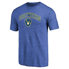 Milwaukee Brewers Vintage Cooperstown Collection Wahconah Tri-Blend T-Shirt - MLB