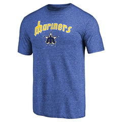 Seattle Mariners Vintage Cooperstown Collection Wahconah Tri-Blend T-Shirt - MLB