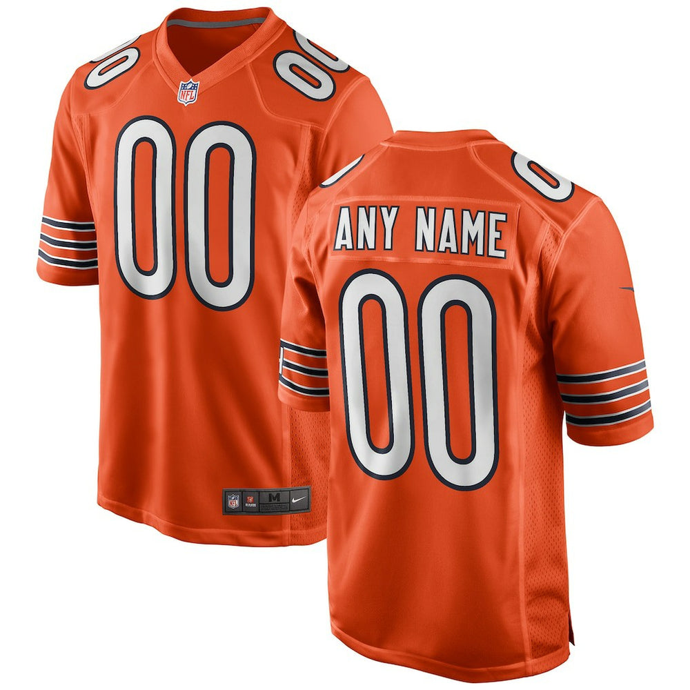 Chicago Bears Youth Alternate Custom Game Jersey Orange | Nike for Sale