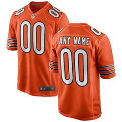Chicago Bears Youth Alternate Custom Game Jersey Orange | Nike for Sale