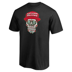 Mexico Sugar Skull T-Shirt Black - FIFA World CUP