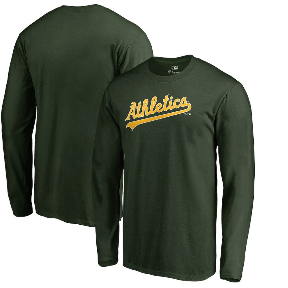 Athletics Team Wordmark Long Sleeve T-Shirt - MLB